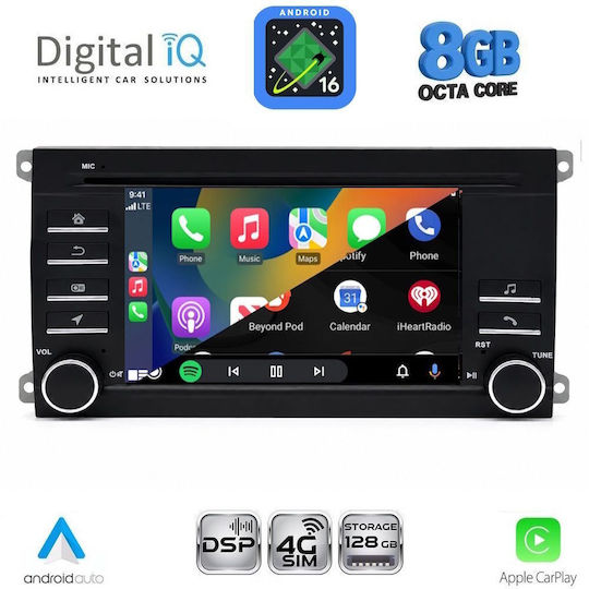 Digital Iq Blm 543_cpa 7" Deck Multimedia Oem Porsche Cayenne Mod 2002-2011