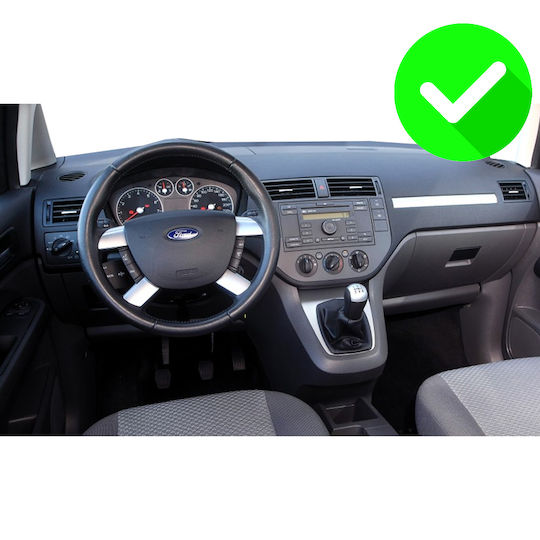 Carmedia Cmt4087a Фабричен 7'' Ford Всичко Черно