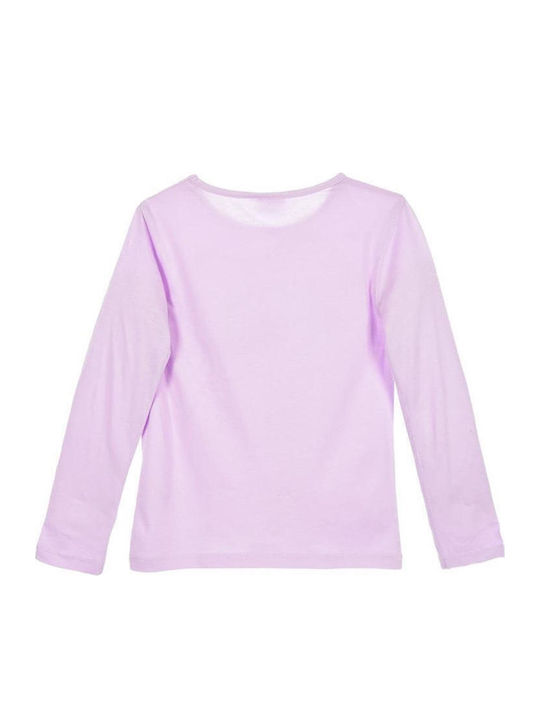 Bluză Pentru Copii Cu Mâneci Lungi Lila Hello Kitty