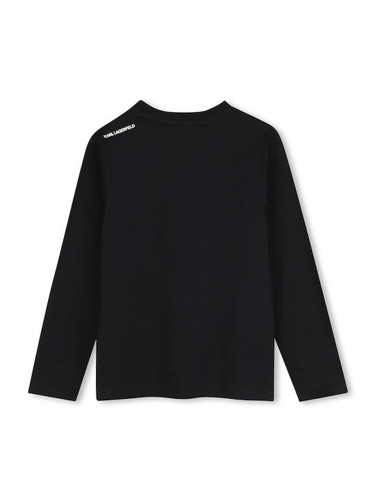 Karl Lagerfeld T-shirt pentru copii Negru