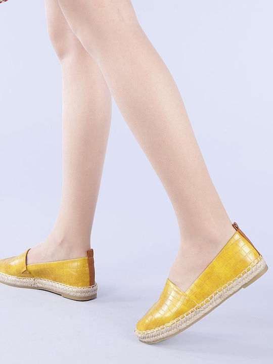 Damen Espadrilles in Gelbe Farbe