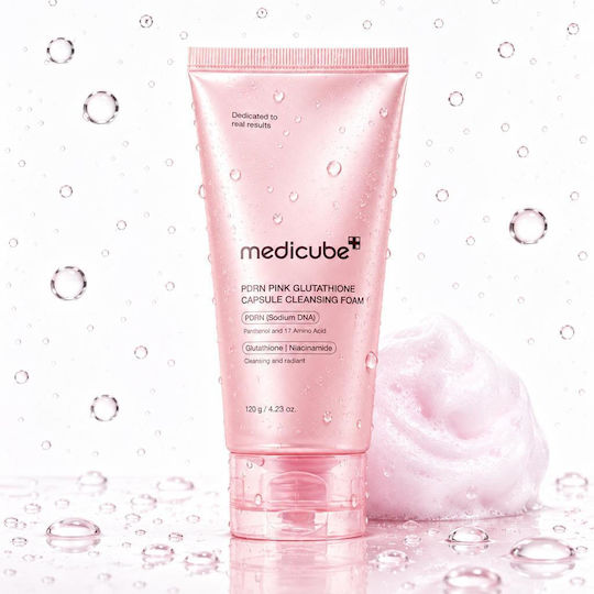 Medicube PDRN Pink Glutathione Αφρός Καθαρισμού Προσώπου για Λάμψη 120gr