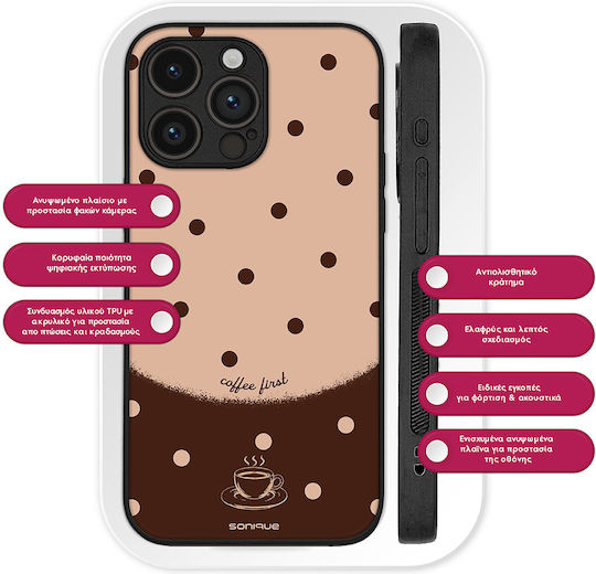 Sonique Delulu Polka Era Series Nothing Phone 4a Coffee First Case