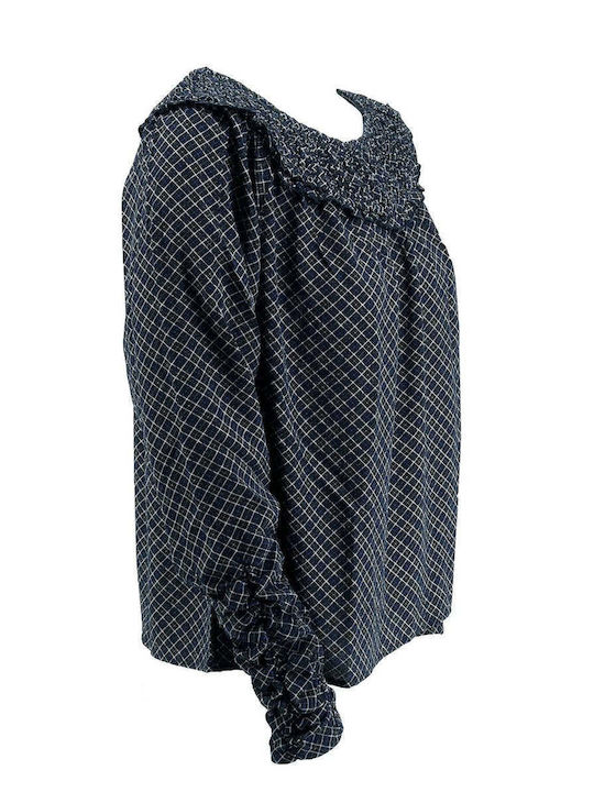 Women's Blouse Navy Blue