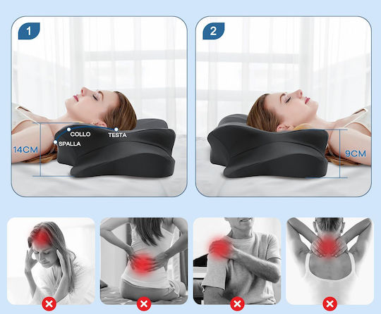 Ιατρικό Μαξιλάρι Αυχένα Memory Foam