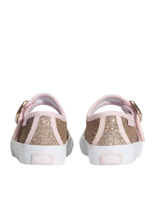 Kinder Pumps & Ballerinas mit Bügel- und Schleifenverschluss Rosa Gold