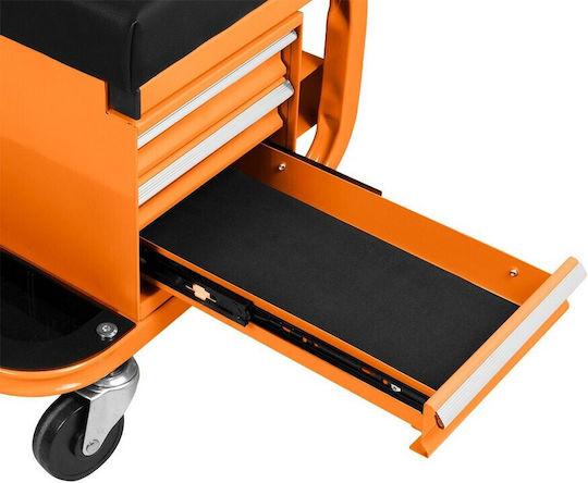 Workshop Stool On Wheels Tool Drawers T N11-605