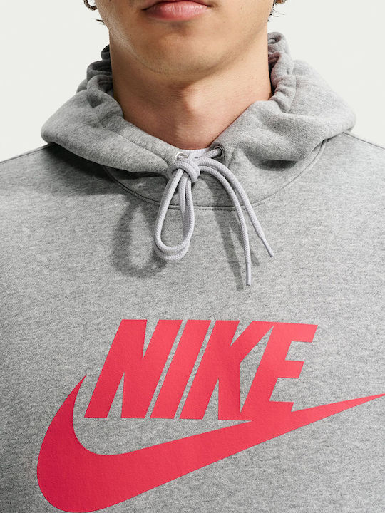 Hoodie Sweatshirt with Hood Grey