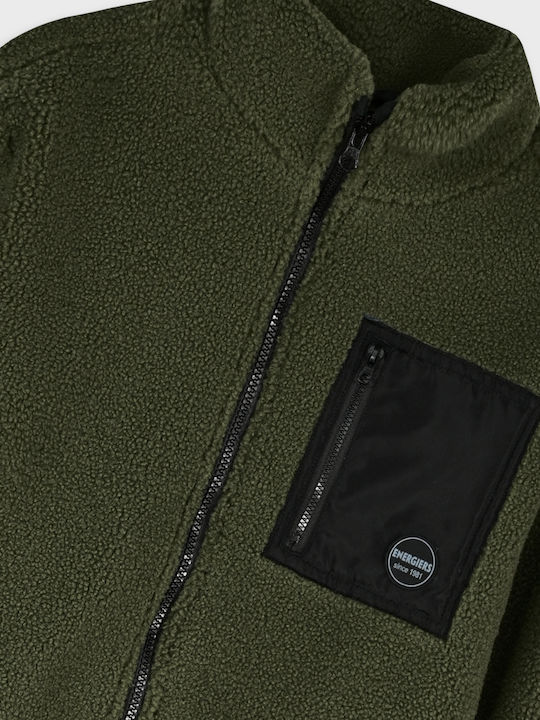 Kids Casual Short Jacket Khaki