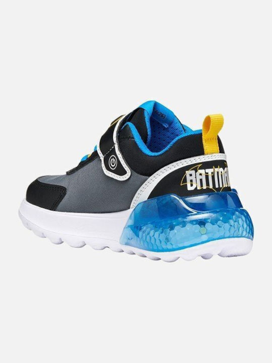 Kinder Sneaker Anatomisch mit Lichtern Schwarz