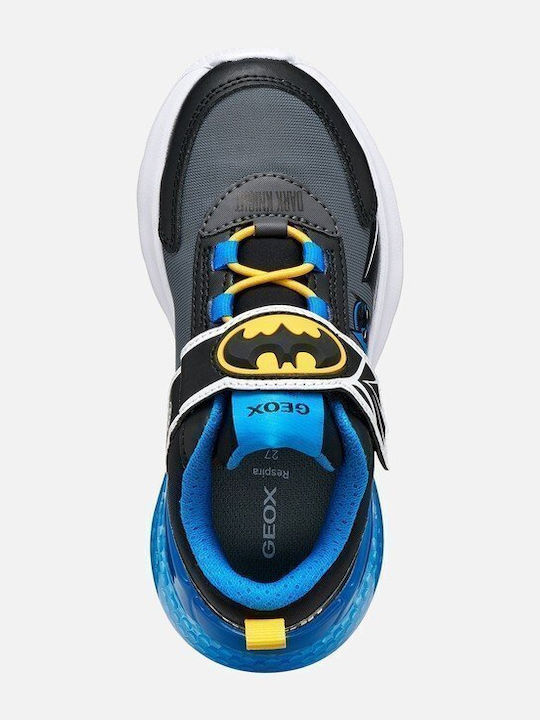 Kinder Sneaker Anatomisch mit Lichtern Schwarz