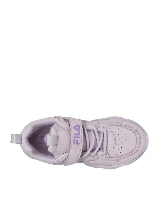 Kinder Sneaker mit Bügel- und Schleifenverschluss Lila