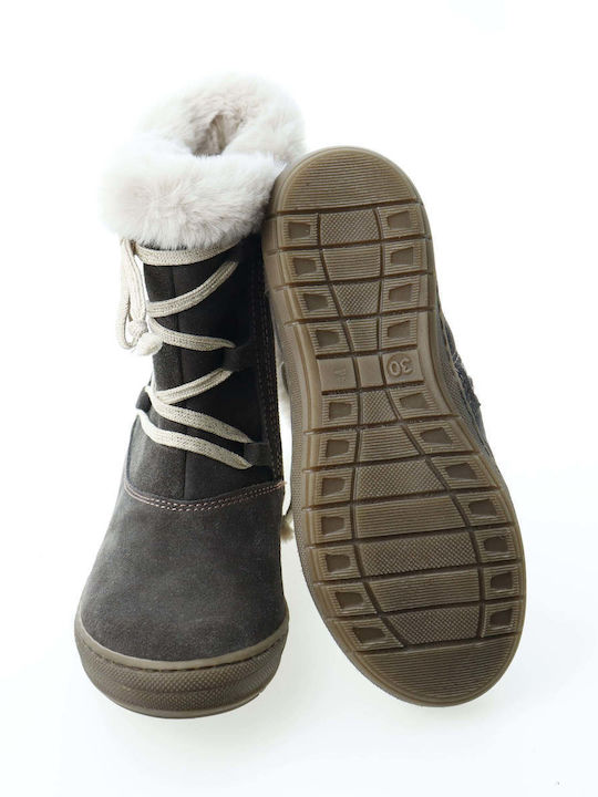 Anatomische Wildleder Kinderstiefel Grau