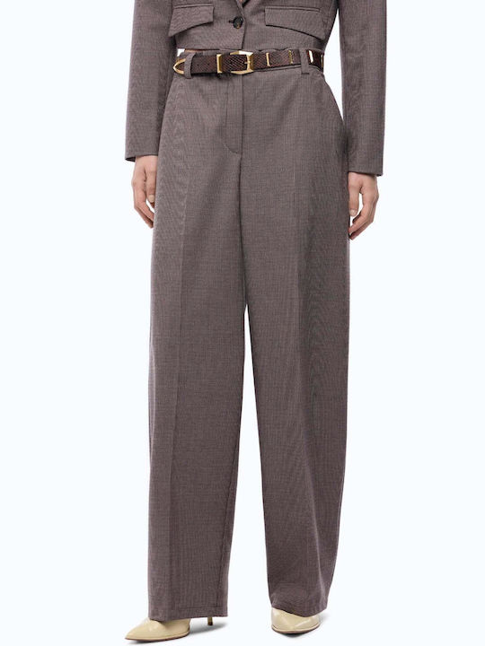 Pinko Pantaloni Dama Tesatura Bej