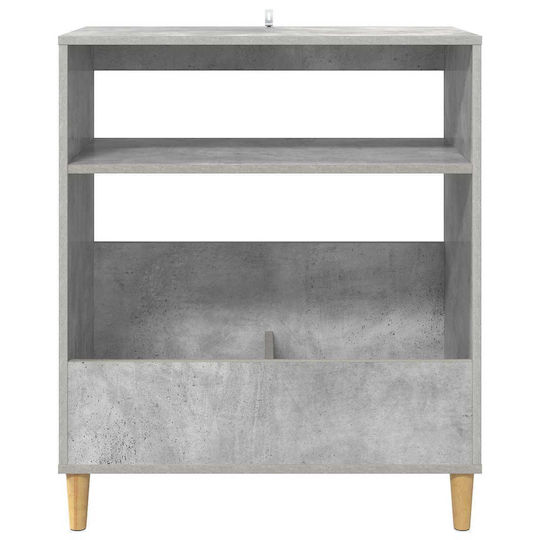 vidaXL Мебел Hi-Fi Сив 39.5x71x83cm