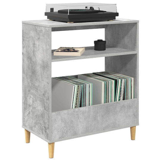 vidaXL Мебел Hi-Fi Сив 39.5x71x83cm