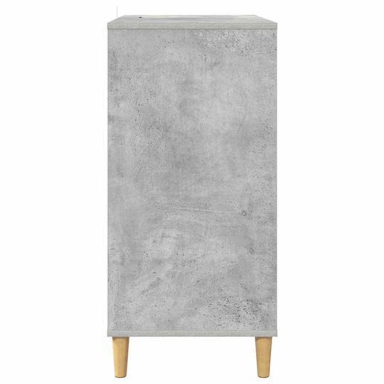 vidaXL Мебел Hi-Fi Сив 39.5x71x83cm