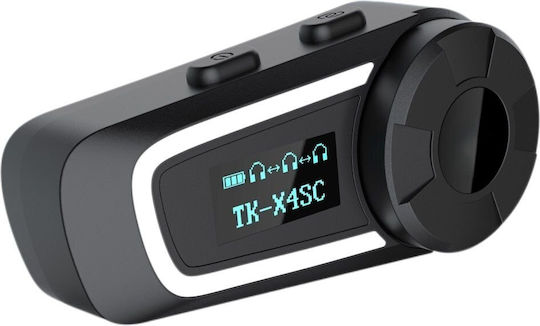 Extralink Единичен Интерком за Каска на Мотоциклет с Bluetooth