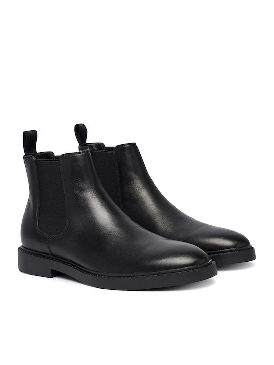 Guess Leather Chelsea Boots Black