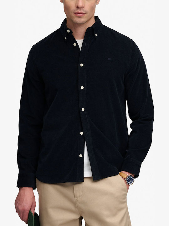 Superdry Classic Κοτλέ Πουκάμισο Rich Navy