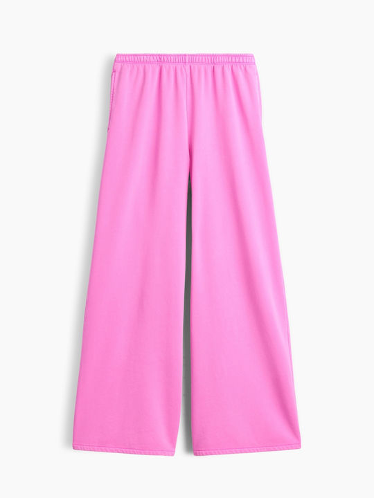 Παντελόνι Φόρμας Φαρδύ Neon Pink Glow
