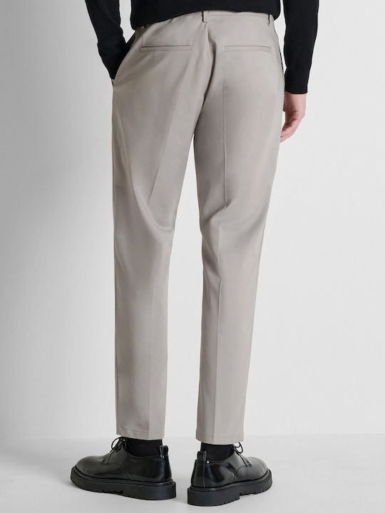 Herrenhosen Elastisches Slim Fit Grau