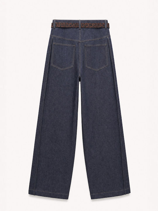 Damen Jeans Hosen in Breit Bein Stil