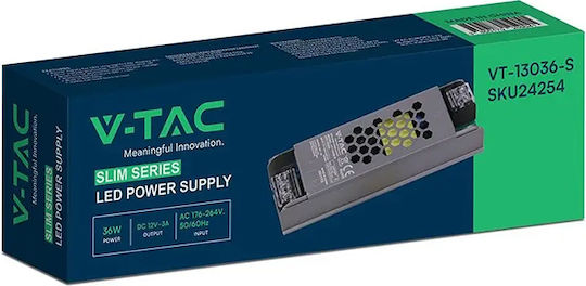 V-TAC LED Захранване IP20 Мощност 36W С Изходно Напрежение 12V