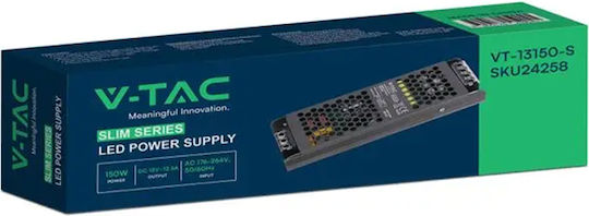 V-TAC Затъмняващо LED Захранване IP20 Мощност 150W с Изходно Напрежение 12V