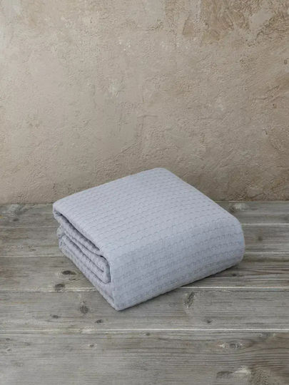 Sprintzio Super Double Hotel Pique Blanket Gray 240x270cm