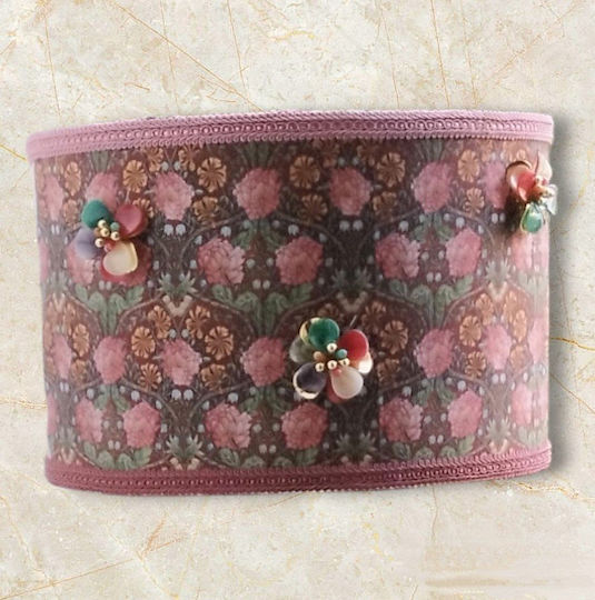 Retro Flowers Διαστάσεις Κρεμαστό Φωτιστικό με Ντουί E27 35x20εκ.