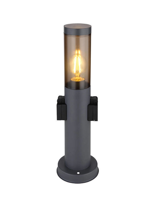 Globo Lighting Boston Lampă Post Mic Pentru Exterior 23W IP44 Pentru Bază De Bec E27 Gri