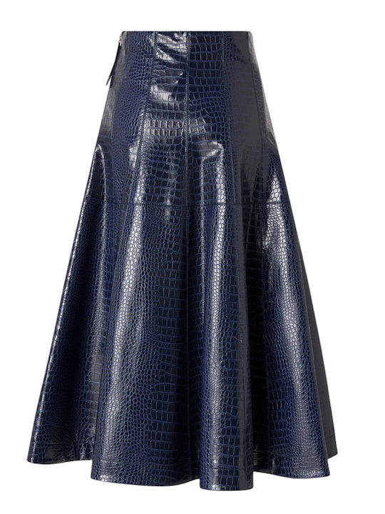 Pinko Midi Blue Skirt