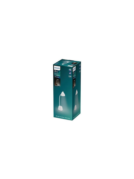 Philips Reîncărcabil LED Lumină de Birou în Culoarea Alb