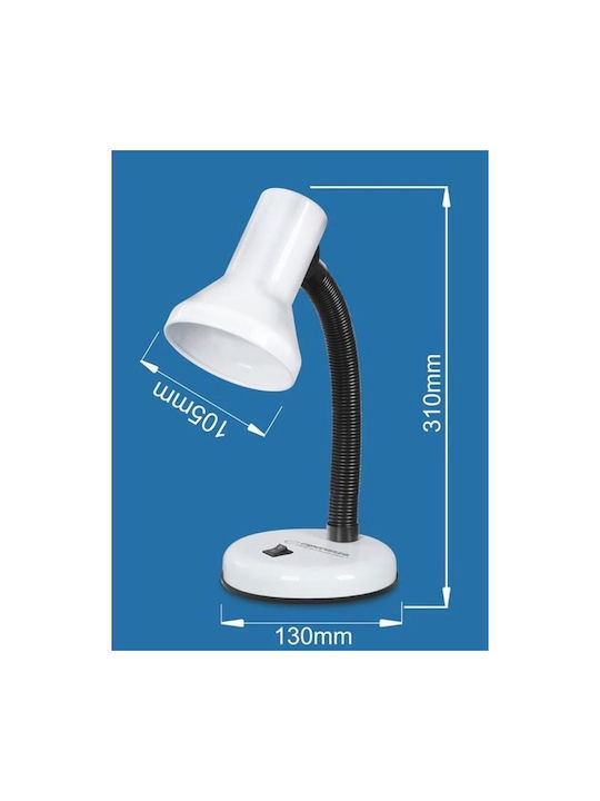 Esperanza Alatair LED Office Lamp with Flexible Arm in Blue Color