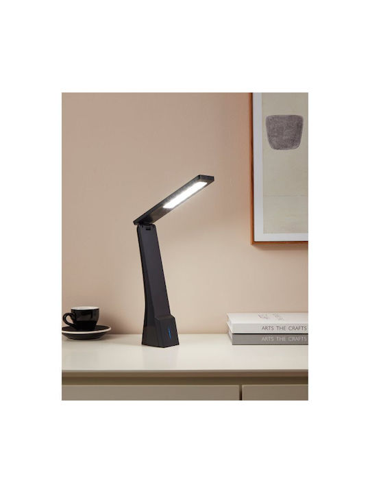 Eglo La Seca Rechargeable LED Office Lamp Foldable in Black Color