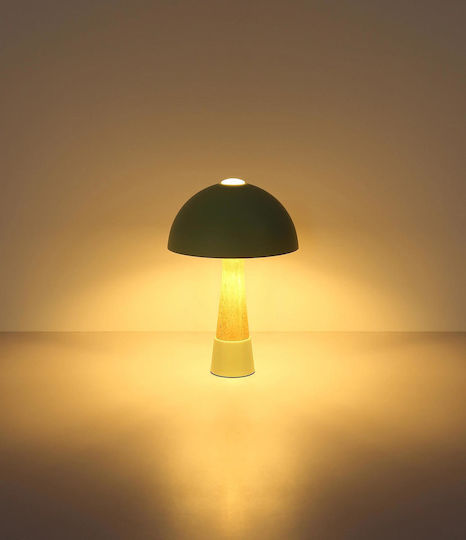 Globo Lighting Lămpi De Masă Metalic Pentru Dulie E27 Cu Pălărie Verde Și Bază