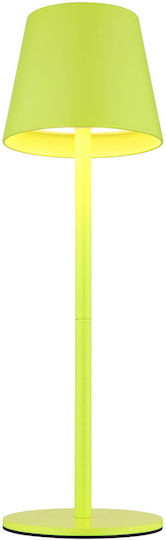 Globo Lighting Metal Table Lamp LED with Green Shade and Base