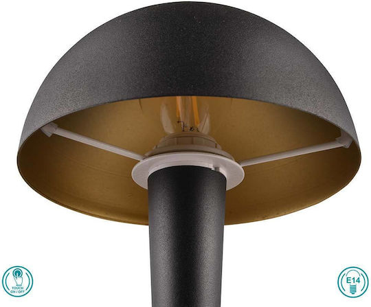 Trio Lighting Метален Портатиф за Цокъл E14 с Черна Шапка и Основа