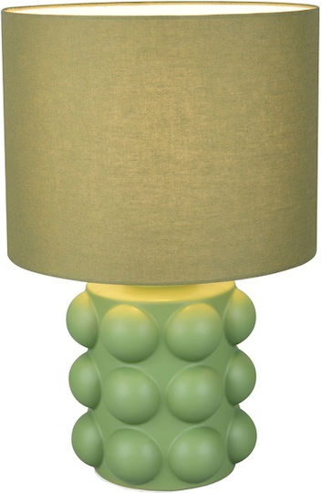 Trio Lighting Table Lamp for Socket E27 with Green Shade and Base