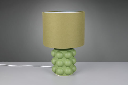 Trio Lighting Table Lamp for Socket E27 with Green Shade and Base