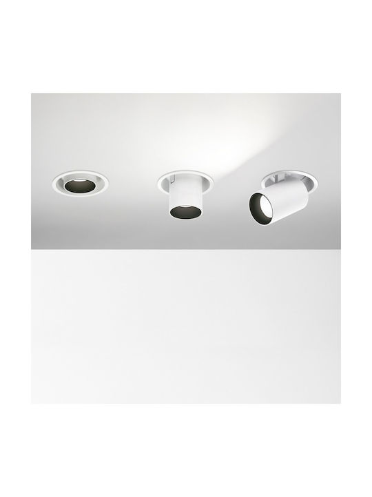 Ideal Lux Металик Хоновет Скрити Светлини с Вграден LED и Топло Бяло Светлина Бяло Ideal Lux Металик Хоновет Скрити Светлини с Вграден LED и Топло Бяло Светлина Бяло