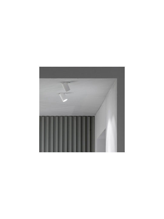 Ideal Lux Металик Хоновет Скрити Светлини с Вграден LED и Топло Бяло Светлина Бяло