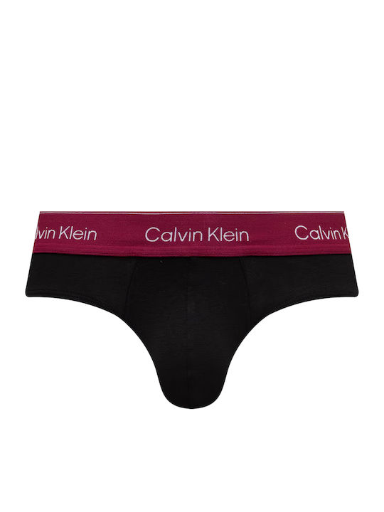 Calvin Klein Боксерки 3Pack Черни Bodies W- Poseidon Blue