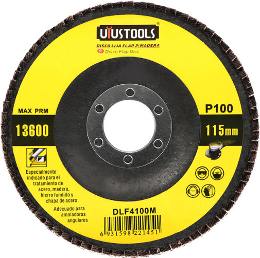 UYUS TOOLS Disc de șlefuire P100 pentru Metal 115mm
