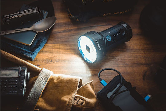 Olight Rechargeable Flashlight LED IPX8 with Maximum Brightness 14000lm Marauder 2 Black