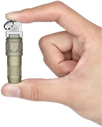 Olight Rechargeable Keychain Flashlight LED with Maximum Brightness 180lm Khaki