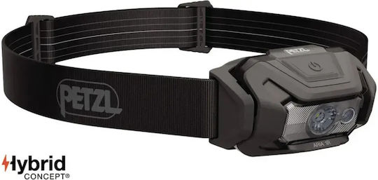 Petzl Rechargeable LED Headlamp IP67 with Maximum Brightness 475lm Aria