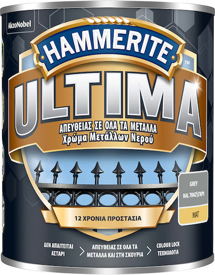 Hammerite Ripolin Korrosionsinhibitor Wasser Ultima 0.75ltr Helles Grau Matt