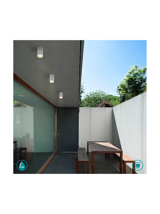 Faro Barcelona Olot Outdoor Ceiling Spot GU10 in Black Color 71374